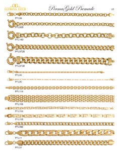 Gold Wholesale Chains by the Inch | OlympiaGold.com
